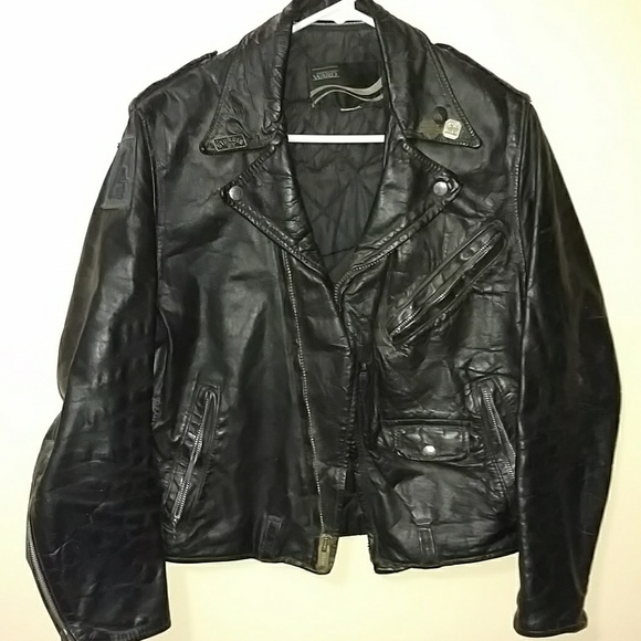 Vintage motorcycle jacket w/ Harley-Davidson patch - Picture 2 of 8